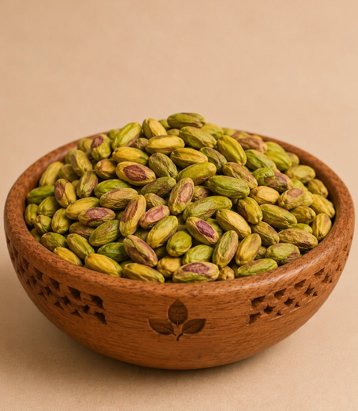  عکس تصویری از مغز پسته کره گیری 