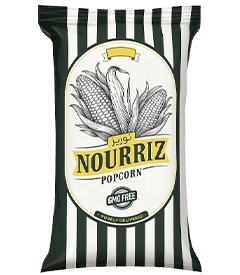  عکس تصویری از ذرت پاپ کورن برند نوریز کیسه 20 کیلویی 