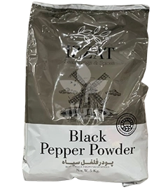 عکس تصویری از پودر فلفل سیاه عزت بسته 5 کیلویی 