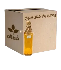 عکس کوچک روغن بذر کتان سرخ 1 لیتری کارتن 12 عددی