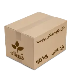 عکس کوچک دان قهوه میکس روبوستا-فول کافئین کارتن 20 کیلویی