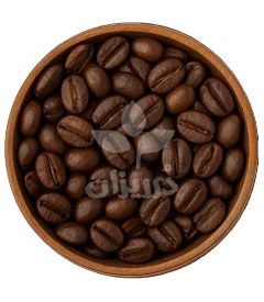 عکس کوچک دانه قهوه سوپر کرما 30-70 بسته 5 کیلویی