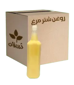 عکس کوچک روغن شتر مرغ 1 لیتری کارتن 12 عددی